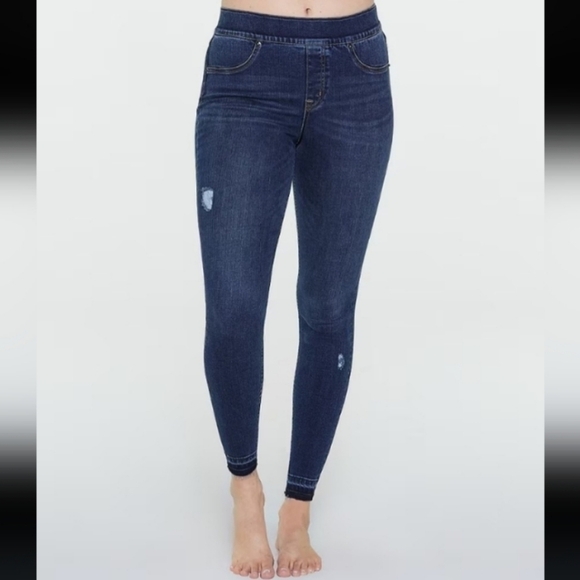 NWT SPANX Pull-On Skinny Jeans. Tummy Control Technologie $128 - Picture 4 of 12
